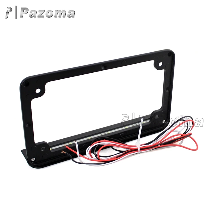 Wholesale Price Usa Style 7" X 4" Billet Black Aluminum License Plate