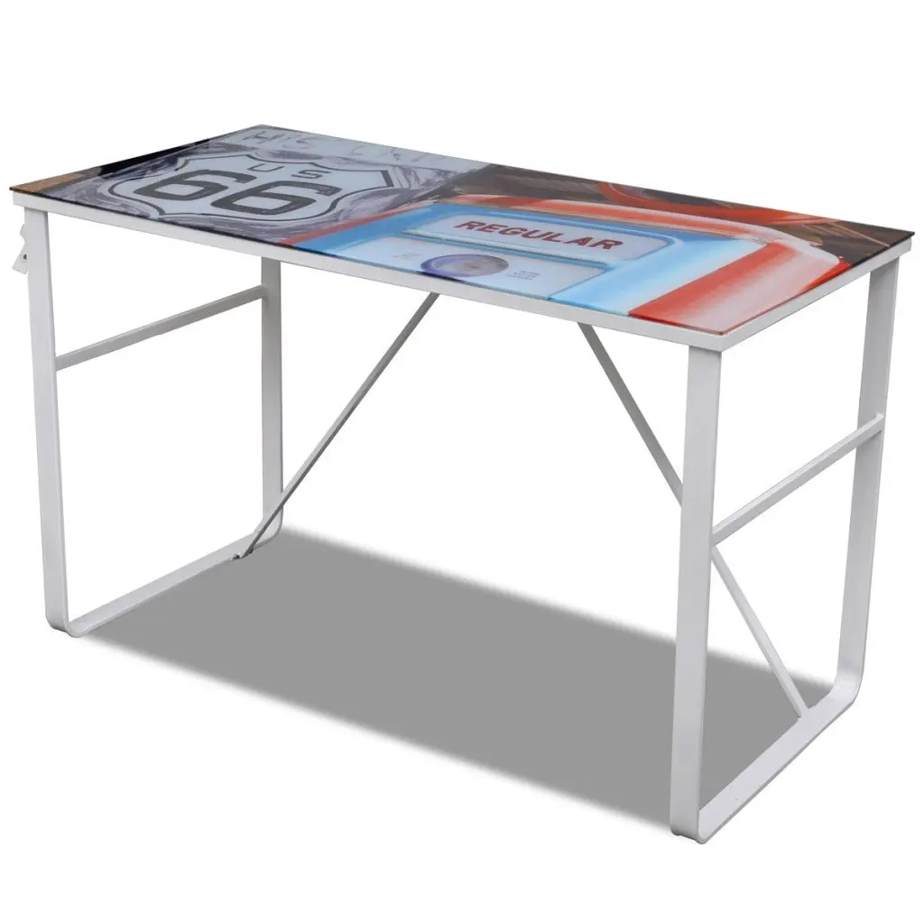 Daonanba Unique Rectangular Desk Simple-style Office Desk Computer Desk