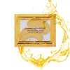 Wholesale no-print silver and gold package 24k gold crystal collagen face eye mask