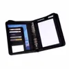 Leather ring binder with many features available on it