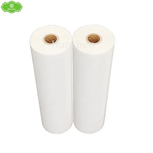 BOPP Thermal Roll Laminating Film Lamination Film Business Card Mounting Film for Laminating Machine Laminator A2+ 28MIC 440mm200m 1" Core 1 Roller/Box (Light)