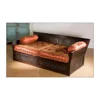 Indian Solid Wood Hand Carved High Back Daybed Couch sofa
