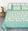 Hippie traditional floral printed bed sheet bohemian indian home interior decor ethnic tapestry with pillow covers