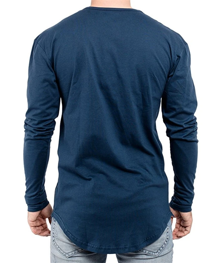 curved shirt hem