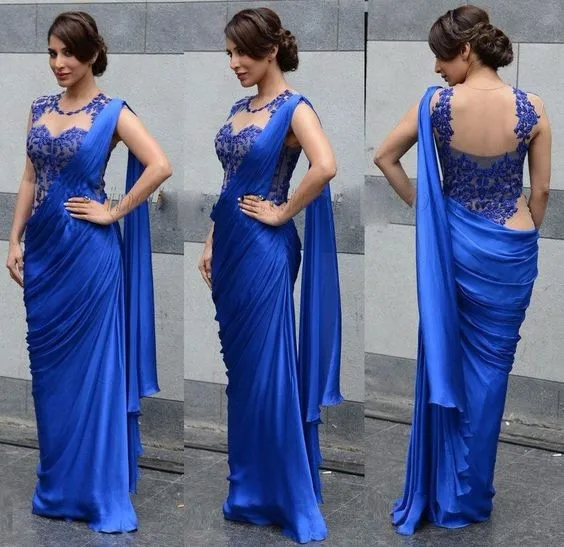 saree dress design