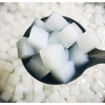 来自越南的原始椰子果冻/nata de coco 与 1/5 压制比例