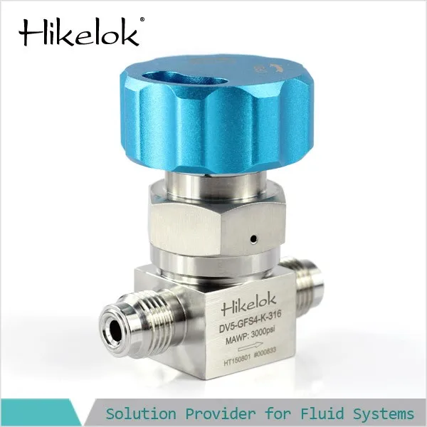 Swagelok 316 304 Stainless Steel Bleed Valve 1/2 In 1/4 In Female Npt Block And Bleed Valve
