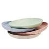 High quality dishes fda approved product custom print logo bamboo plate-Bamboo fiber integrated wall-panel eco-wood plate
