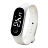 Fashion time display luminous watch strap ip67 waterproof best bangle digital silicone watch