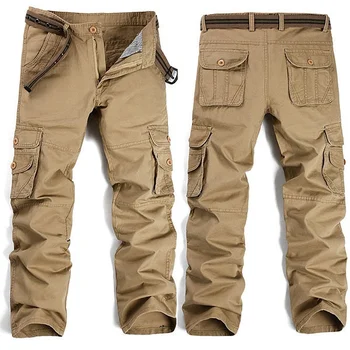 cargo pants with many pockets