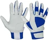 White Custom Team USA Original Leather Softball/Baseball Batting Gloves For All Weather
