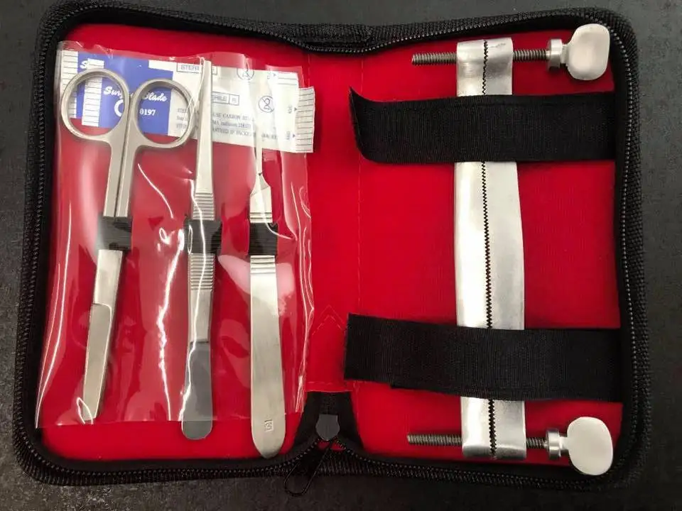 Pitbull Dog Ear Cropping Clamp Guide Tools Kit,Veterinary Instruments