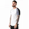 Striped Mens T-shirt Short Sleeve 2018 Summer High-street slim fit Hip Hop Tshirt Cotton Tee Shirts Solid color tees