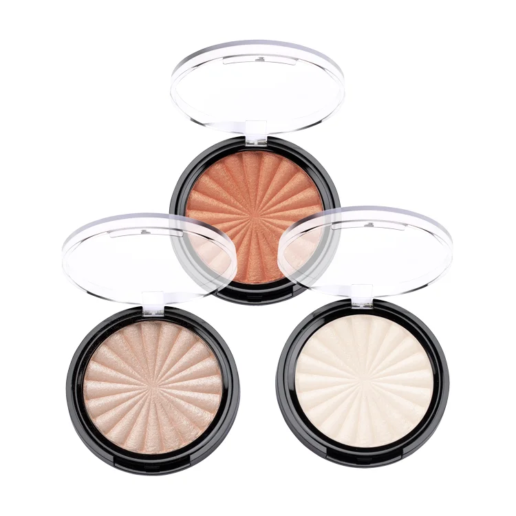
Taiwan Private Label Service OEM Cosmetics Triple Shine Lasting Shimmer Highlighter 
