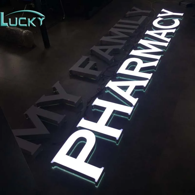 Face And Back Lit Acrylic Aluminum Led Used Lighted Sign Letters Buy