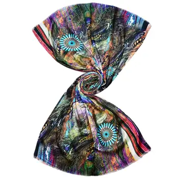 digital print scarf