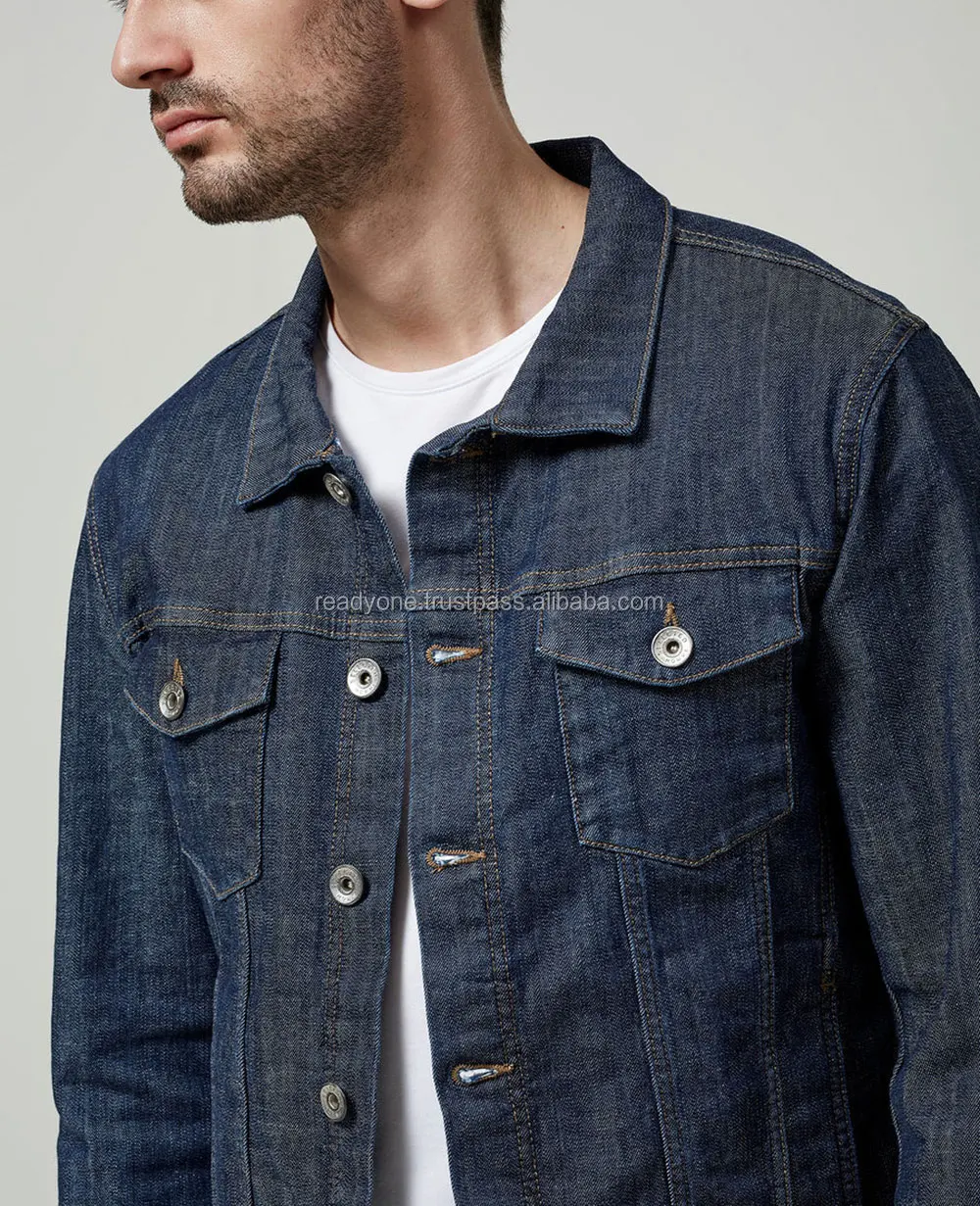 Hot Sale Classic Washed Cotton Demin Jacket Fashion Jean Jacket For Men
