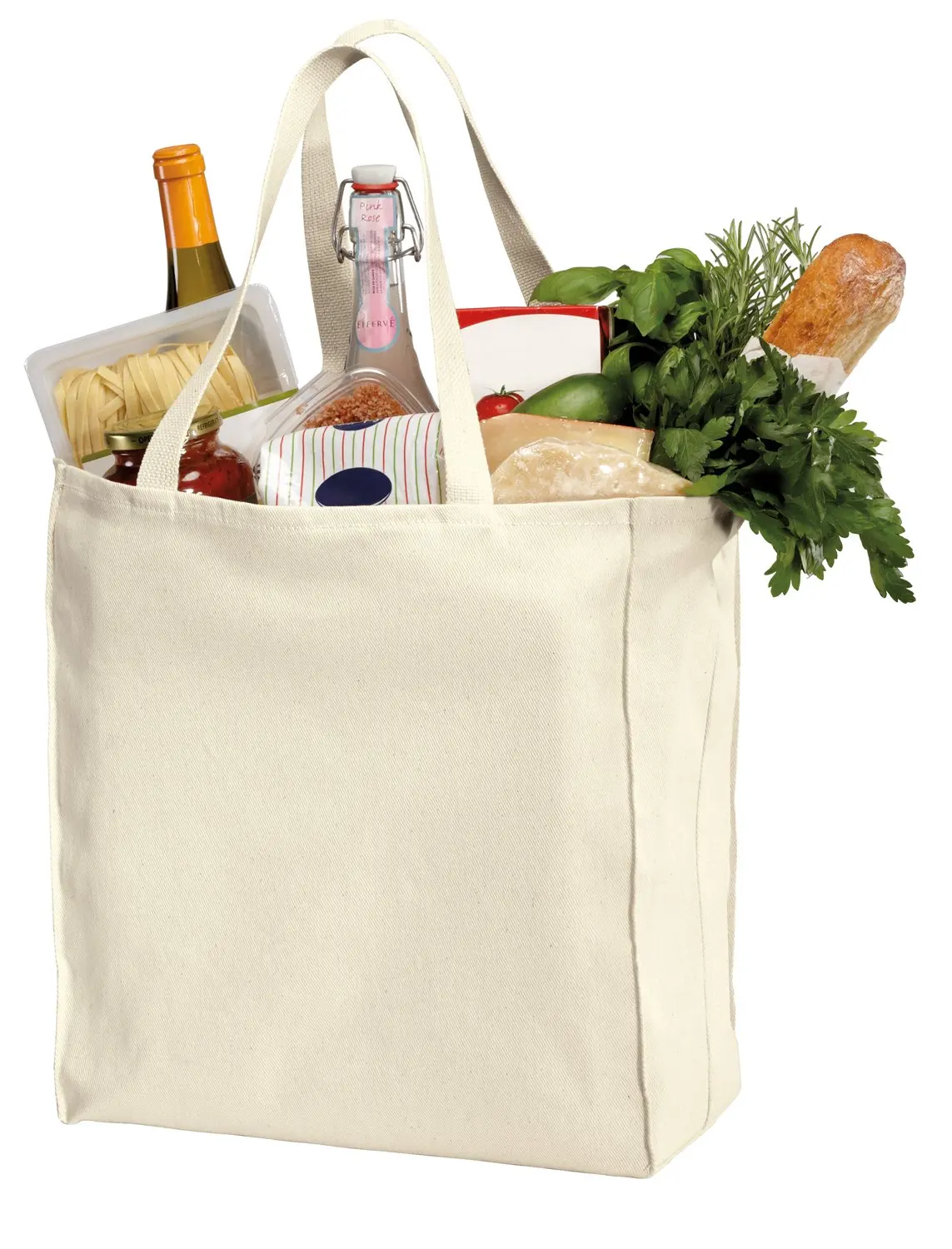 reusable cotton grocery bags