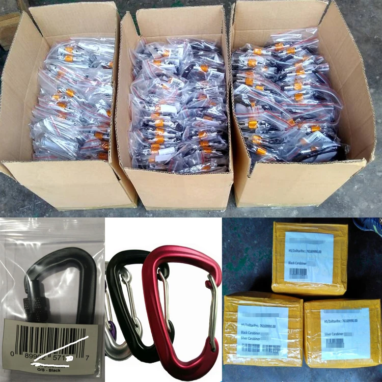 12KN Rock climbing Aluminum carabiner