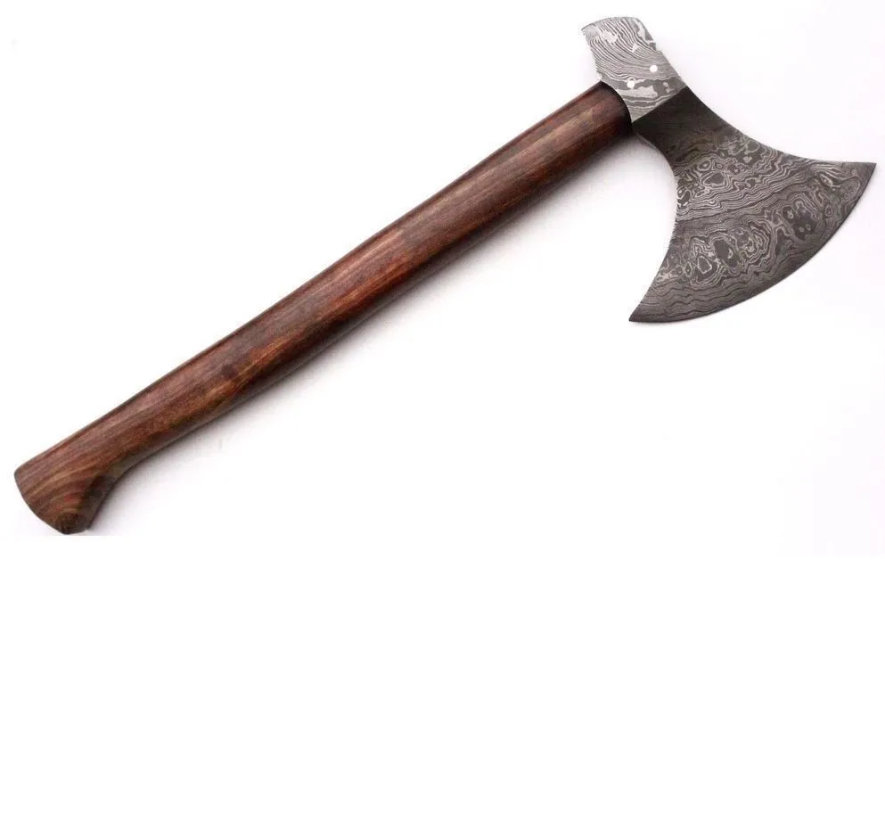 Damascus Steel Wood Cutting Axe - Buy 