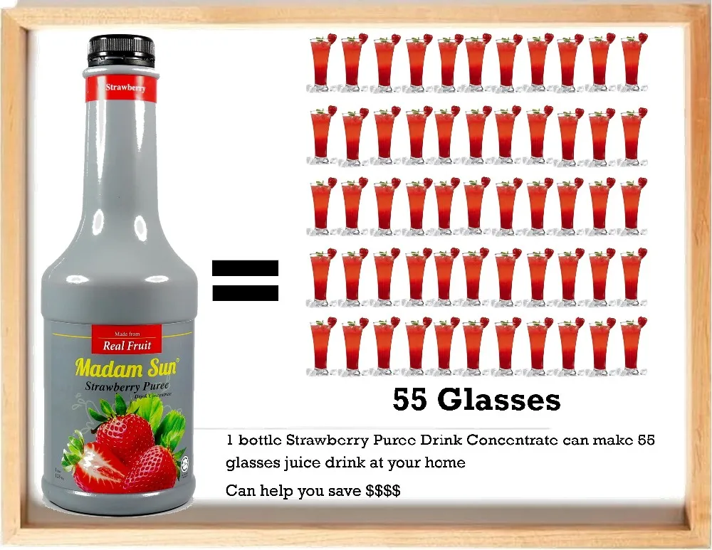 Strawberry Puree Drink Concentrate/strawberry Juice Concentrate
