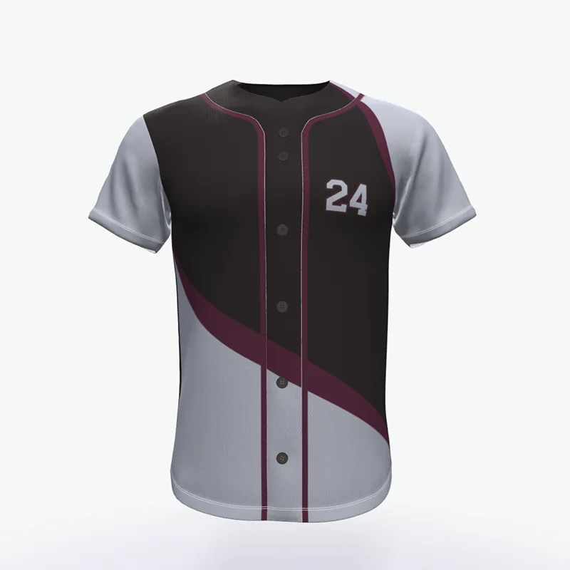 baseball shirt with buttons