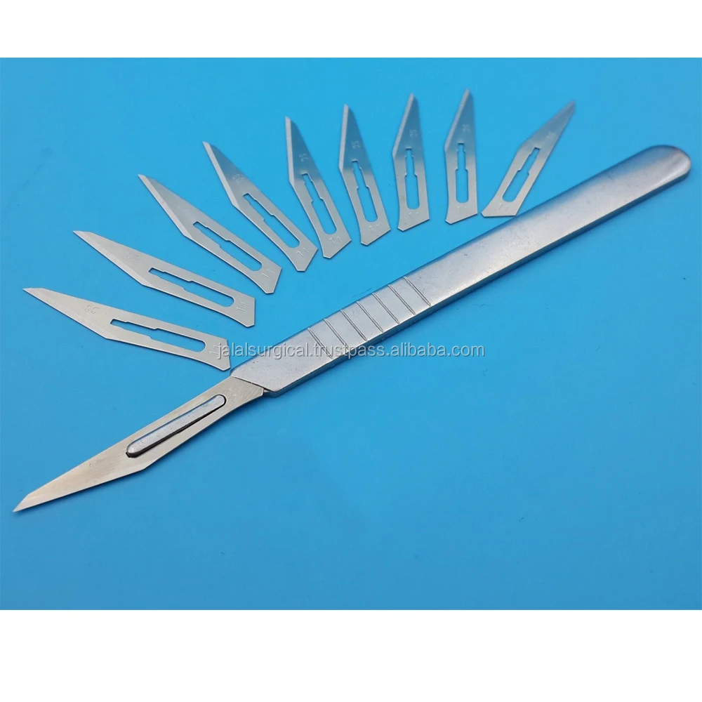 SCALPEL BLADES #10 #11 50/50 CYNAMED SCALPEL HANDLE #3 SUITABLE FOR DERMAPLANING 