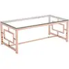 cooper plated console table