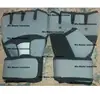 Weight Lifting Gloves gray with black gloves neoprene wrapped bulk wholesale prices