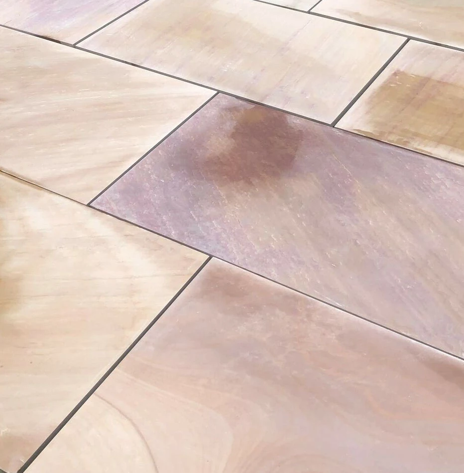 Rippon Buff Sandstone Paving Slabs Tiles Indian Rippon Buff Sandstone Paving Slabs
