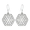 Spider web design dangle earring plain silver jewellery high polish 925 sterling silver earrings jewellery wholesale