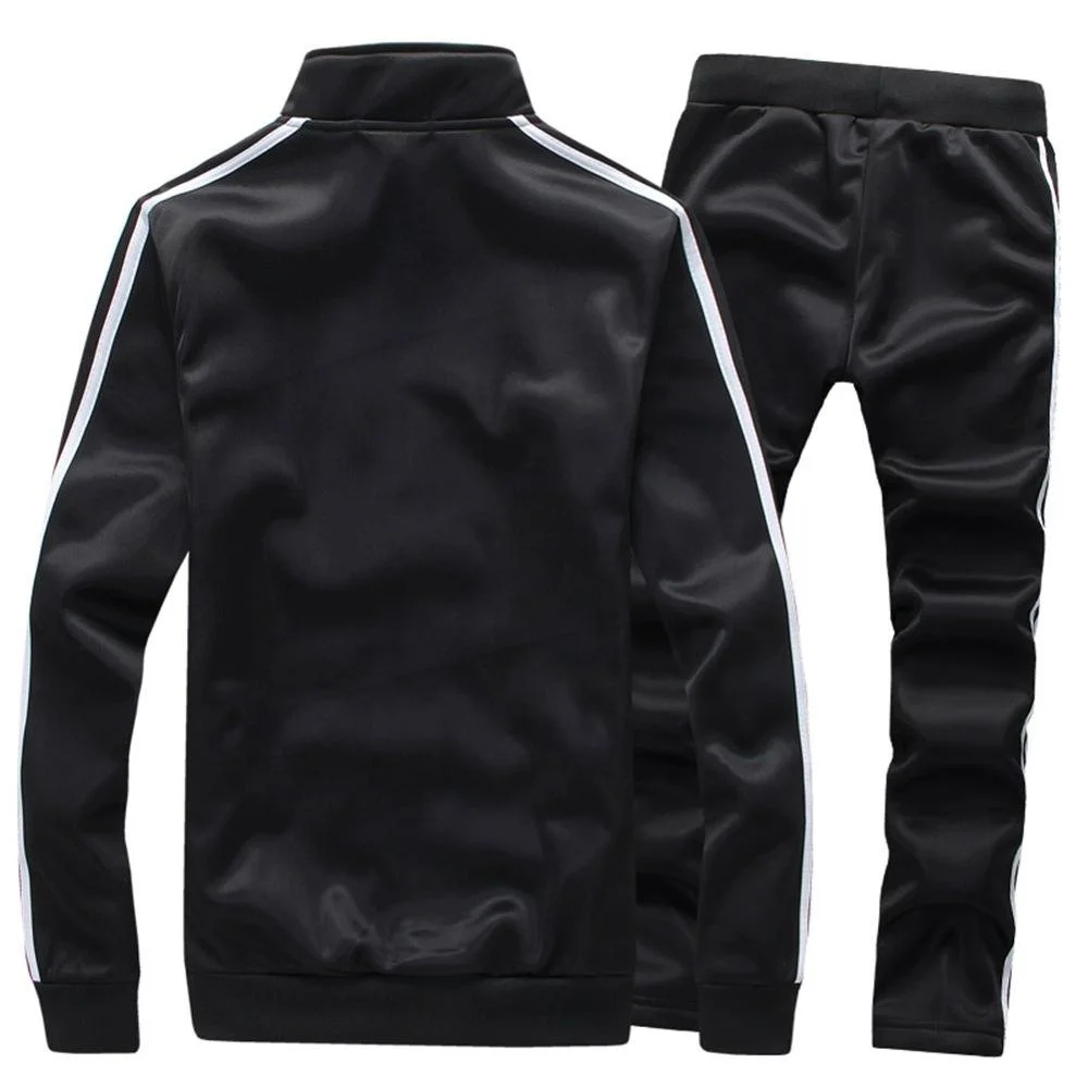 Dropshipping Moq Latest Design Men Plain Blank Sport Cotton Tracksuit ...