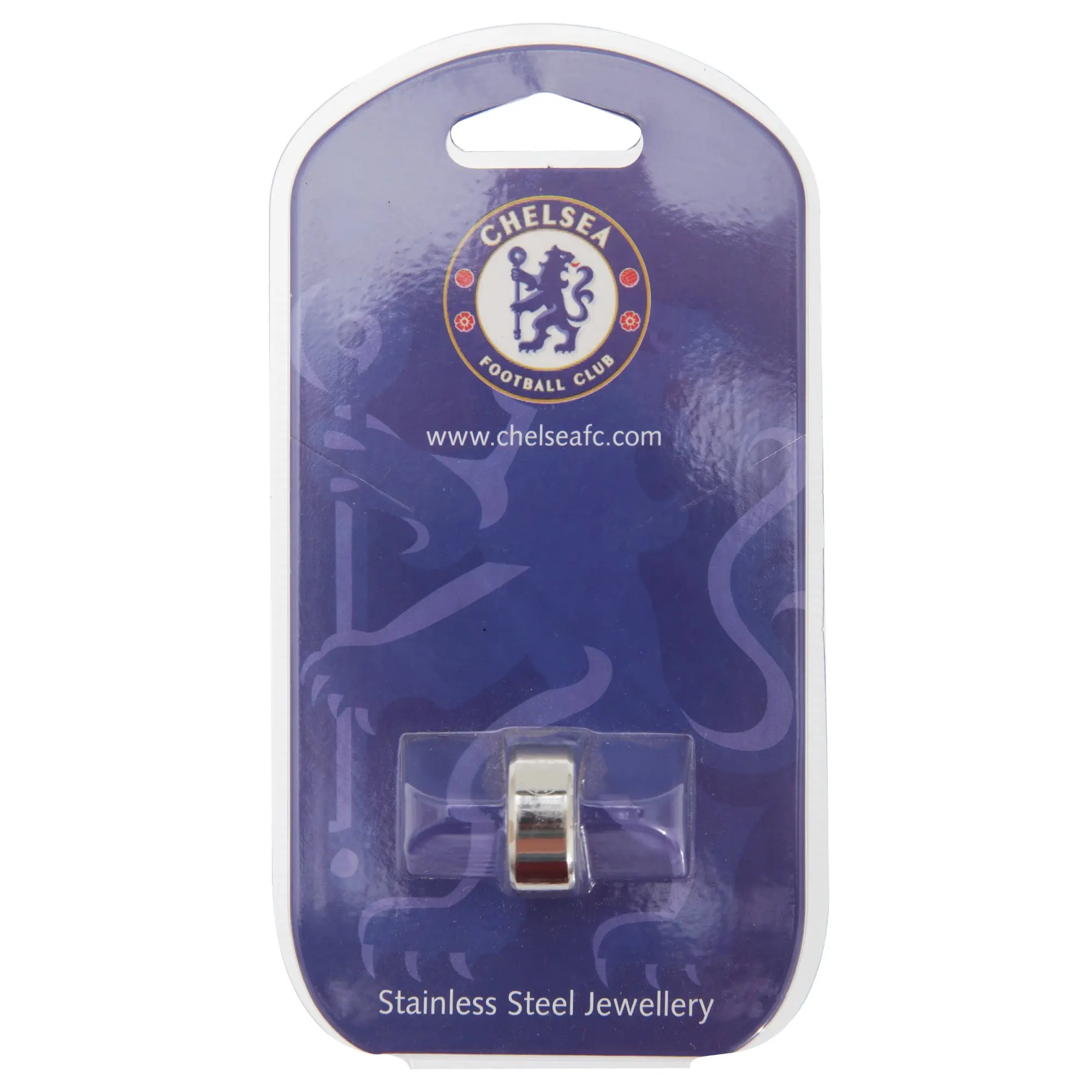 Chelsea FC Official Metal Football Crest Band Ring