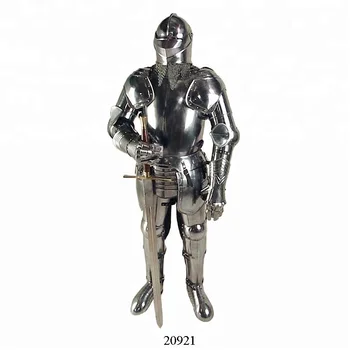 Spanish Knight Armour Suit With Sword,Medieval Knight Armor Suit,Greek Full Body Armor , Buy Full Body Armour Suit,Full Suit Of Armour,Medieval Suit