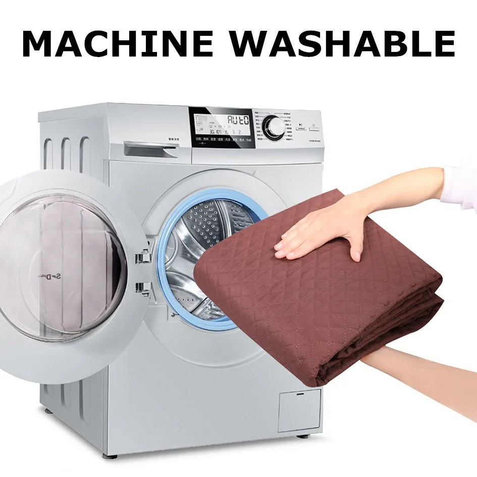 Double Seat Loveseat Pet Sofa Cover Elastic Reversible Quilted Sofa