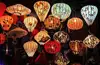 Hoi An silk lanterns are painted flowers, bird on customer's design