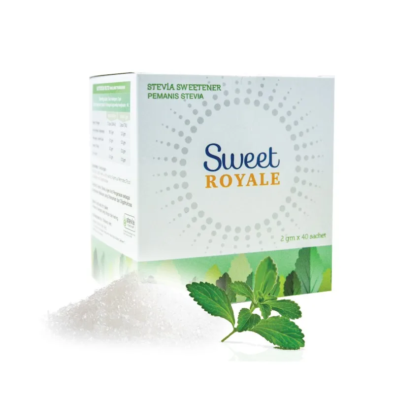 Malaysia Manufactured High Quality Stevia Based Sweetener Sweetroyale
