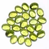 Lot of Mix Shape and Size Natural Peridot Calibrated Cabochons Loose Gemstones