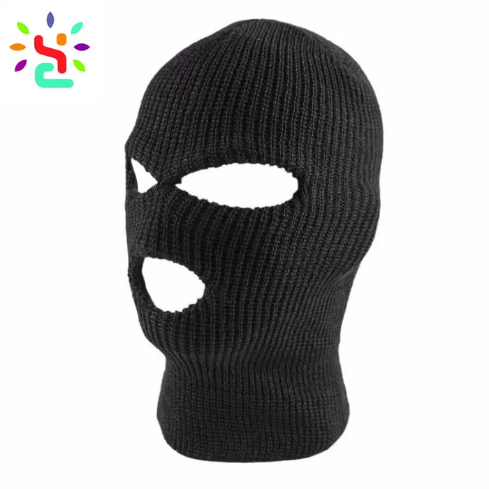 Download Thermal 3 Hole Ski Mask Private Label Face Mask Knitted ...
