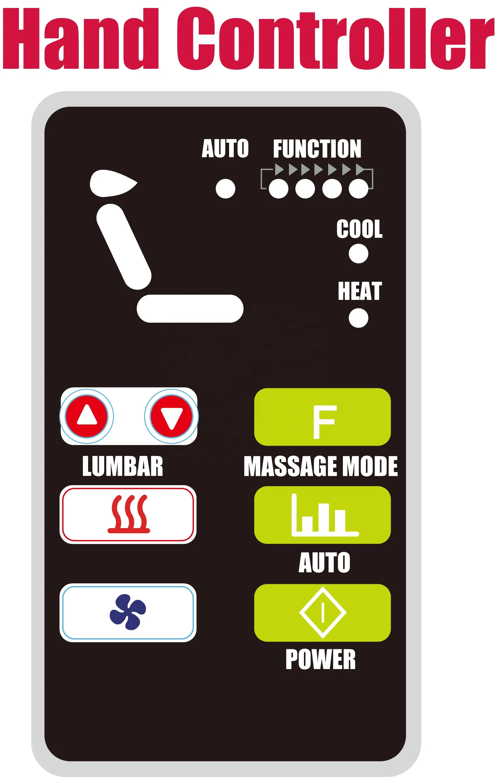 Car seat vibration massage seat motors high air pressure massage