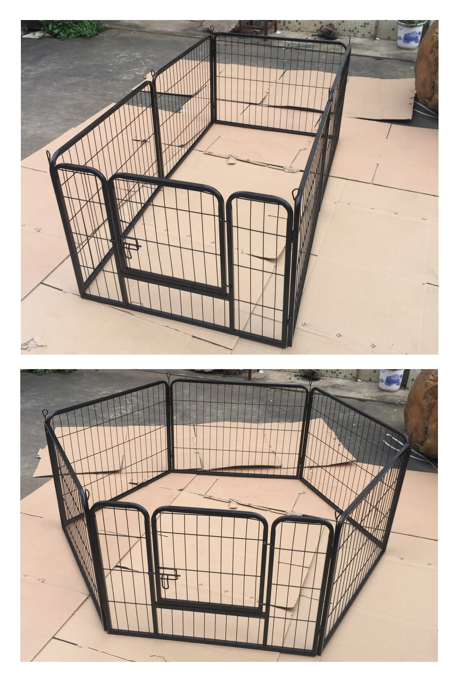 Wholesale Metal Kennel Collapsible Dog Playpen Animal Cage Dog