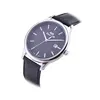 New High Quality Men Quartz Wrist Watch With Real Leather Strap
