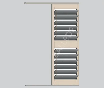 Sun shade aerofoil fixed facades window aluminium louver panel/aluminium louvered