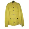 Mens Military Button Knitted Cardigan Sweater Gauge 7G Content 80% lambswool20%wool WT 20.5LBSDOZ