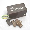 New 2019 Wooden Domino box set with 28 playing objects