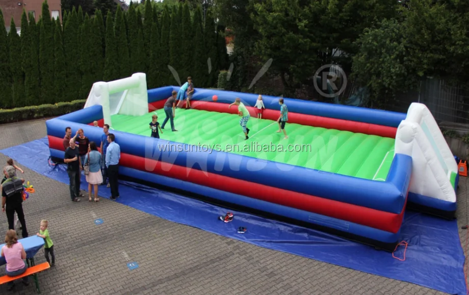 Buy Factory Sale Inflatable Soccer Field Outdoor,Soap Football Field