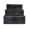 Rustic Antique Nesting Storage Box Set of Three, Iron Vintage Storage trunks, Antique Boxes Supplier & Exporter