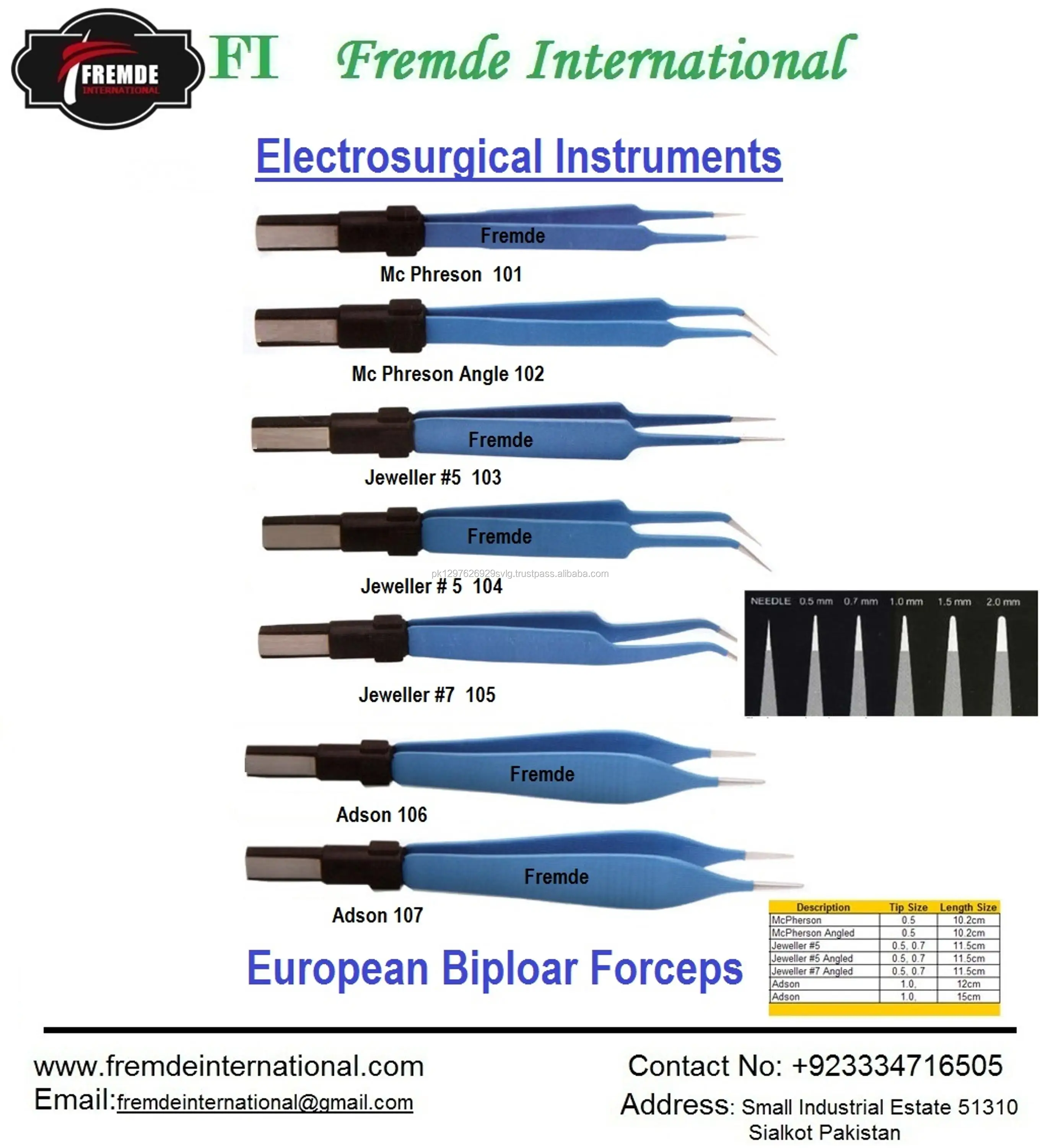 Electrodes 4.0mm Single Use /reusable Electrodes Blade Electrodes