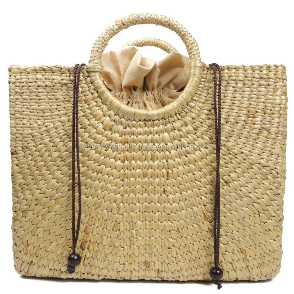 straw beach totes