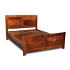 Mid Century Sheesham Wood Bed, Vintage Solid Wood Bed, Wooden Bedroom Furniture